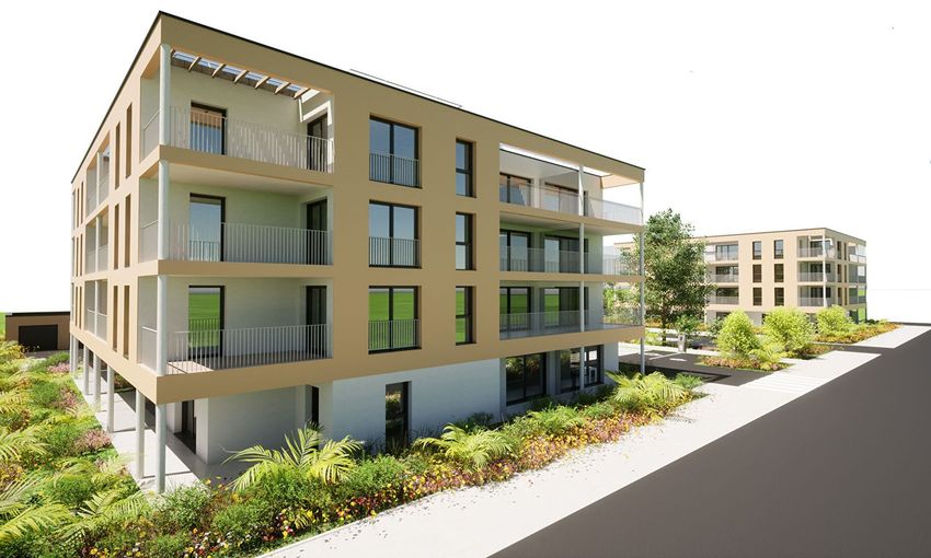 Image Façade à appartement de Saint-Aubin-du-Cormier