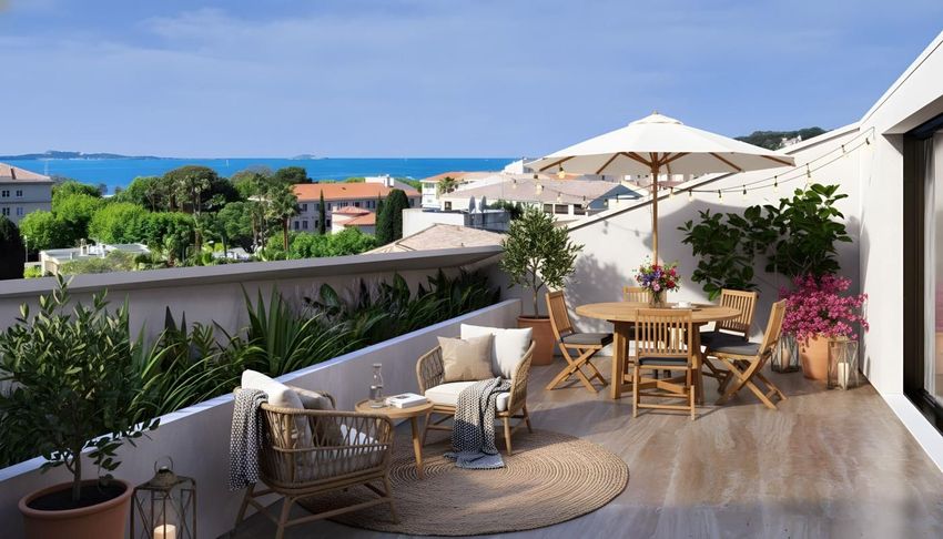 Image Terrasse à appartement de Sanary-sur-Mer