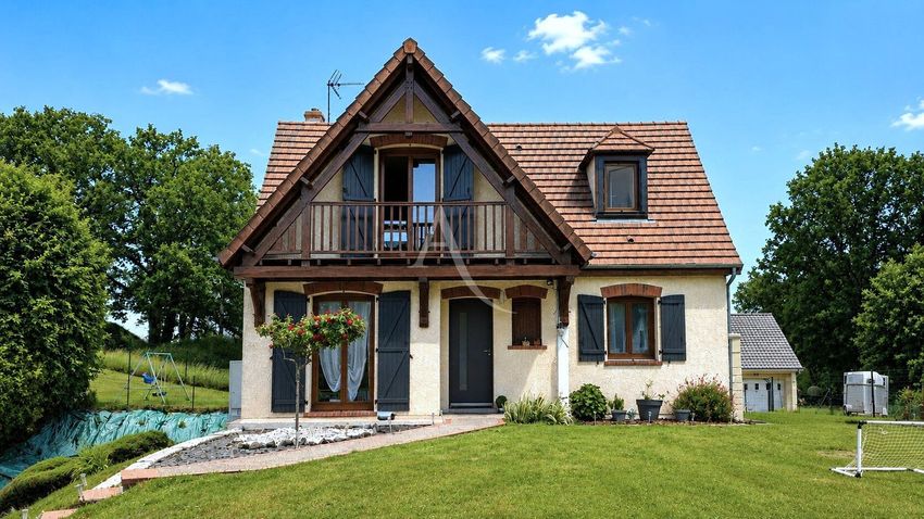 Image Façade à  maison individuelle de Brémontier-Merval