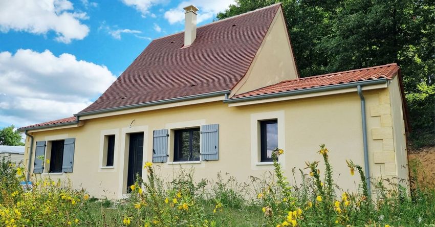 Image Façade à  maison individuelle de Payrignac