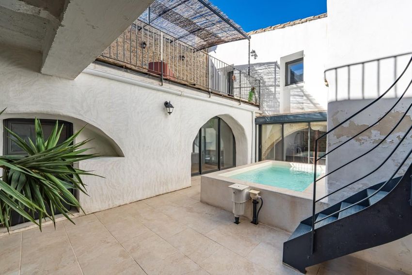 Image Terrasse à  maison mitoyenne de Calvisson
