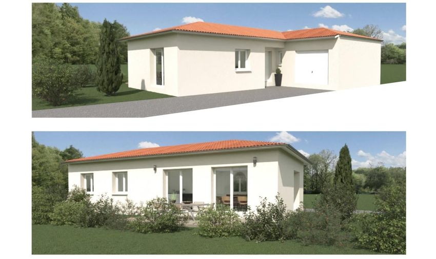 Image Façade à  maison individuelle de Messimy