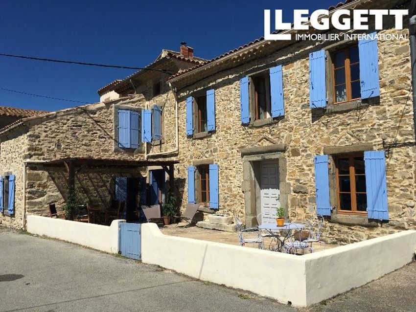 Image Façade à  maison de village de Serviès-en-Val