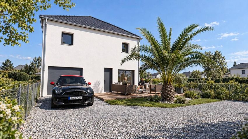 Image Façade à  maison individuelle de Vaucelles