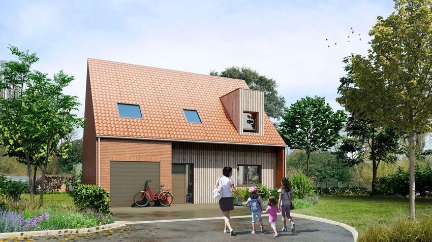 Image Façade à  maison individuelle de Fleurbaix