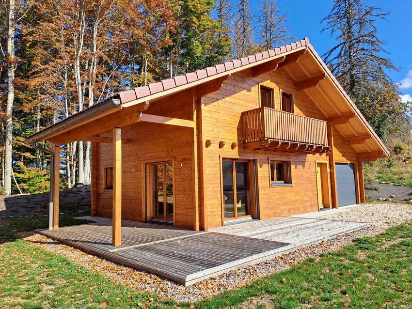 Image Façade à  chalet de montagne de Lamoura