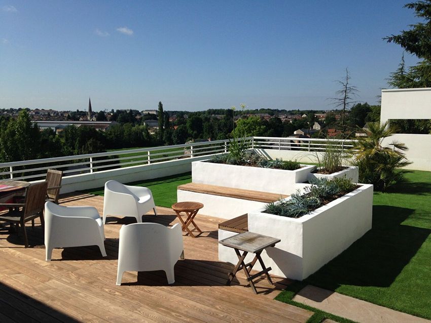Image Terrasse à  maison d'architecte de Fontenay-le-Comte