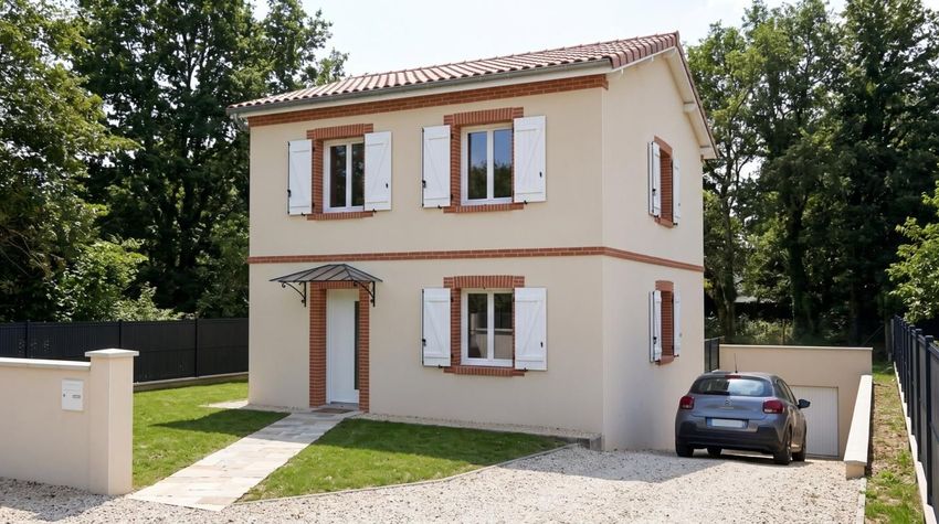 Image Façade à  maison individuelle de Revel