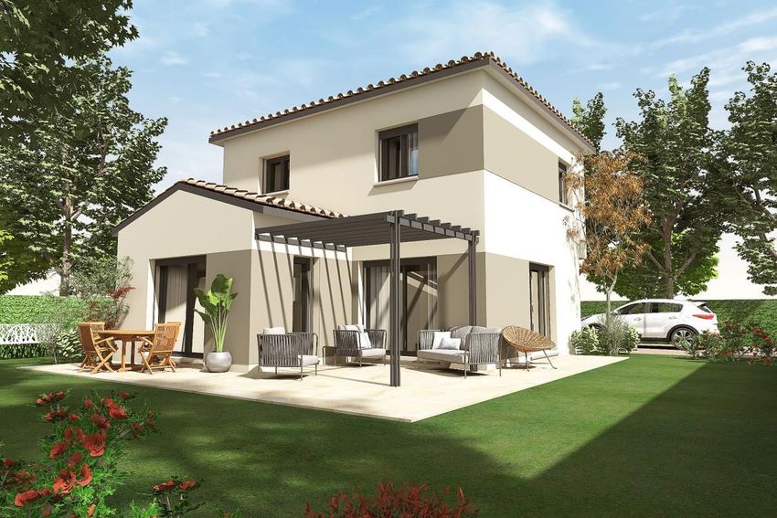 Image Façade à  maison individuelle de Margès