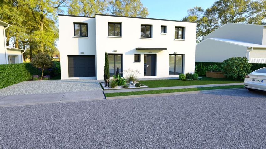 Image Façade à  maison individuelle de Coutevroult