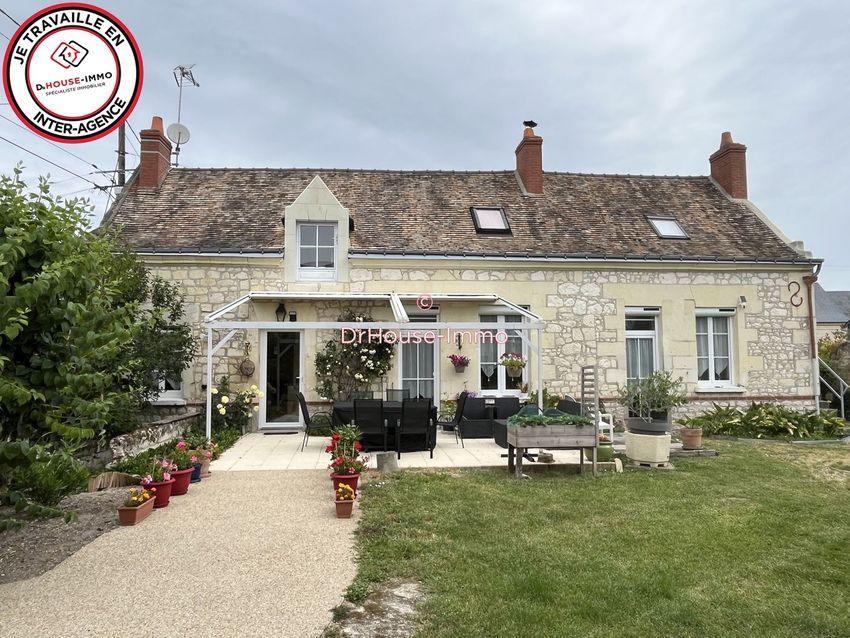 Image Façade à  villa de Coteaux-sur-Loire