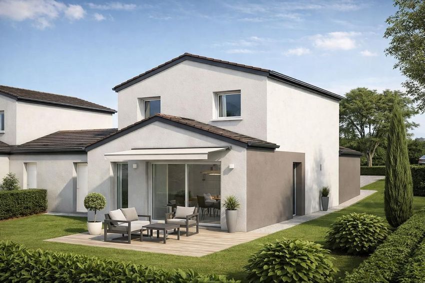 Image Façade à  maison individuelle de Audeux
