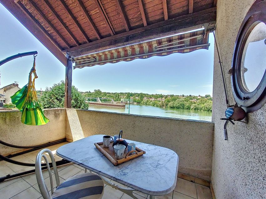 Image Terrasse à  maison mitoyenne de Champagne-sur-Seine