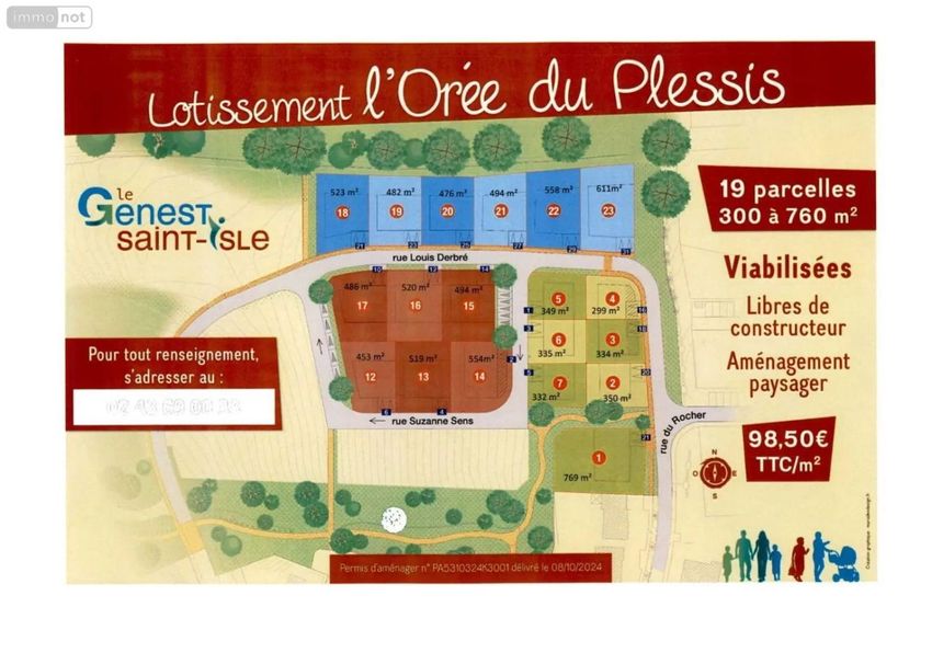Image de terrain à Le Genest-Saint-Isle