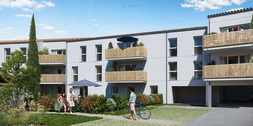 Image Façade à programme neuf de 172 Place du Payré