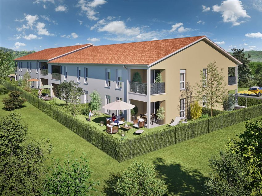 Image Façade à  maison jumelée de 320 Chemin du Folu