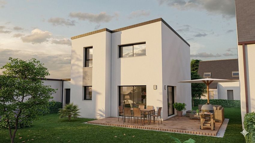 Image Façade à  maison individuelle de Petit-Mars