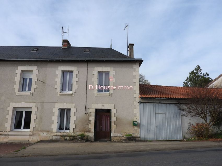 Image Façade à  maison jumelée de Saint-Martin-l'Ars