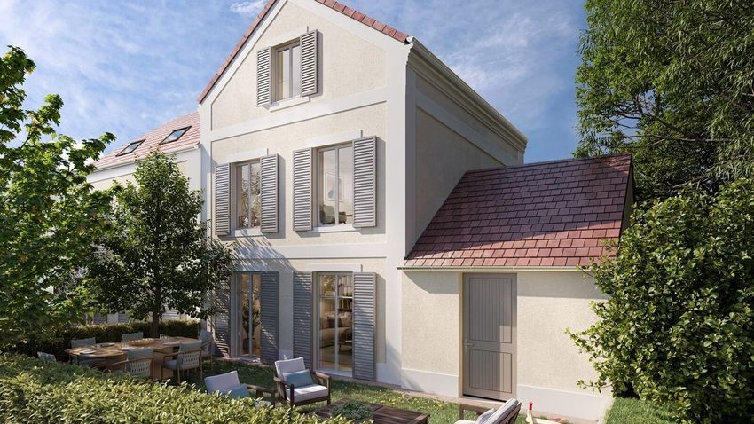 Image Façade à  maison individuelle de Saint-Prix