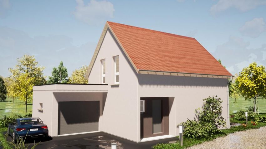 Image Façade à  maison individuelle de Bergholtz