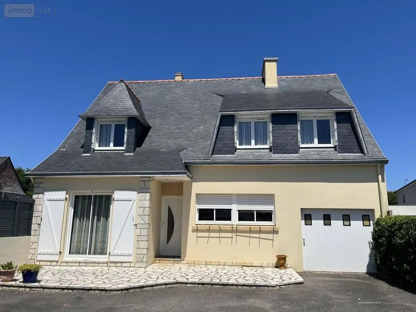 Image Façade à  maison individuelle de Pleuven