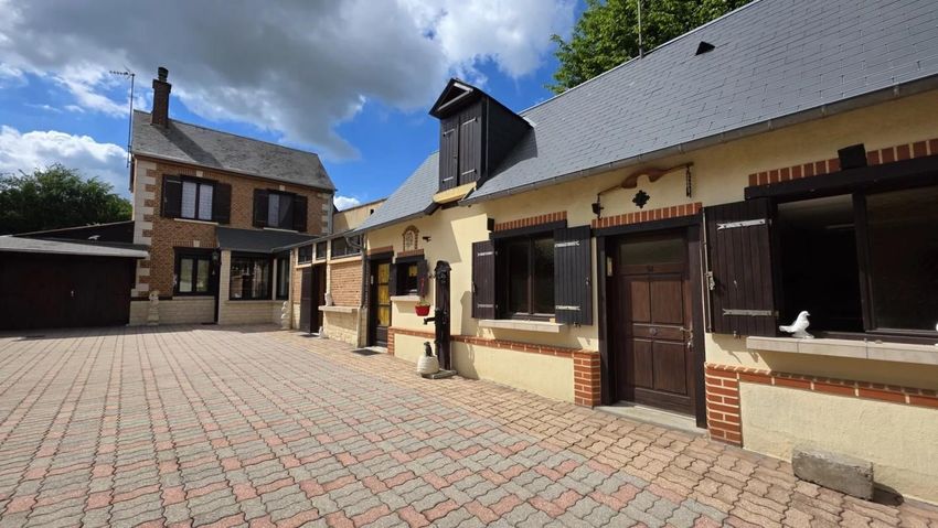 Image Façade à  maison de village de Grandvilliers
