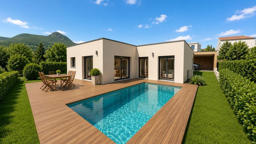 Image Piscine à  villa de Pont-du-Château