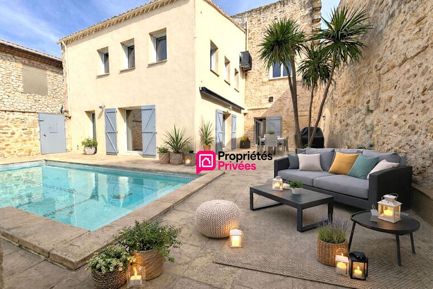 Image Piscine à  maison mitoyenne de Mauguio