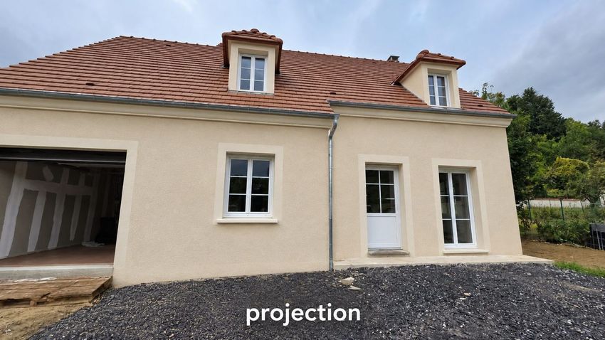 Image Façade à  maison individuelle de Montmacq