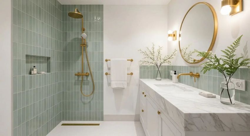 Image Salle de bains à appartement de Sans numéro Avenue du Général Leclerc