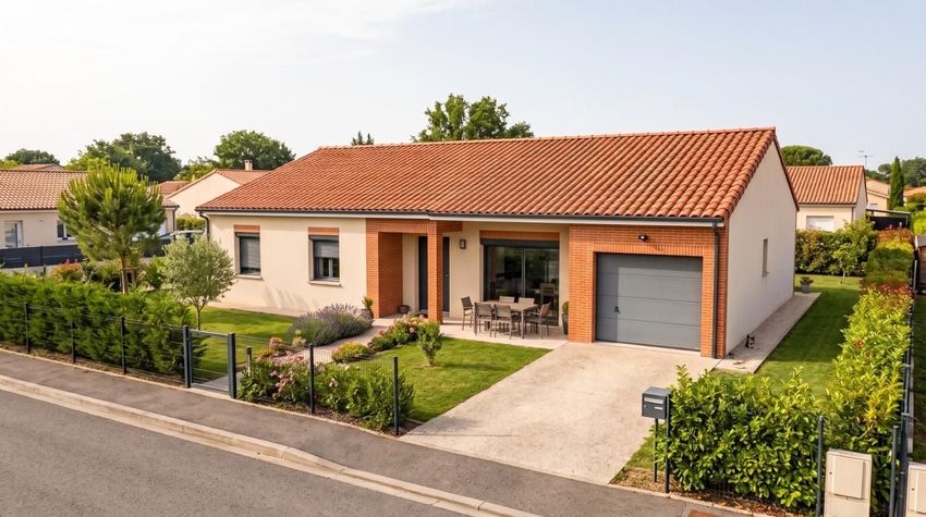 Image Façade à  maison individuelle de Verfeil