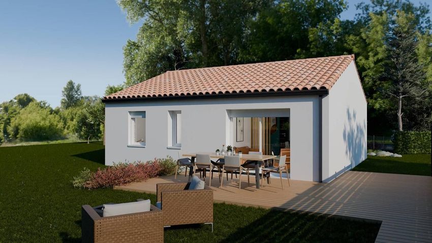 Image Façade à  maison individuelle de Aizenay