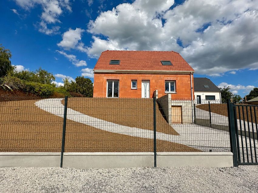 Image Façade à  maison individuelle de Caumont