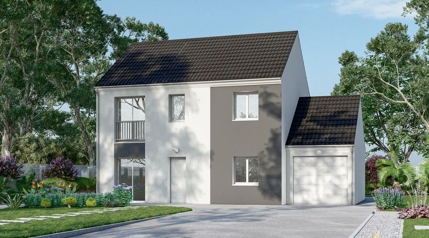 Image Façade à  maison individuelle de Saint-Pierre-du-Perray