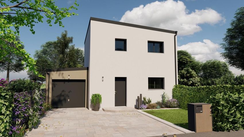 Image Façade à  maison individuelle de Janzé