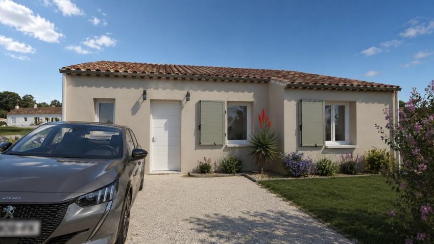 Image Façade à  maison individuelle de Mondragon