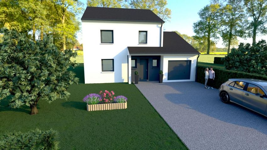 Image Façade à  maison individuelle de Mont-Bonvillers