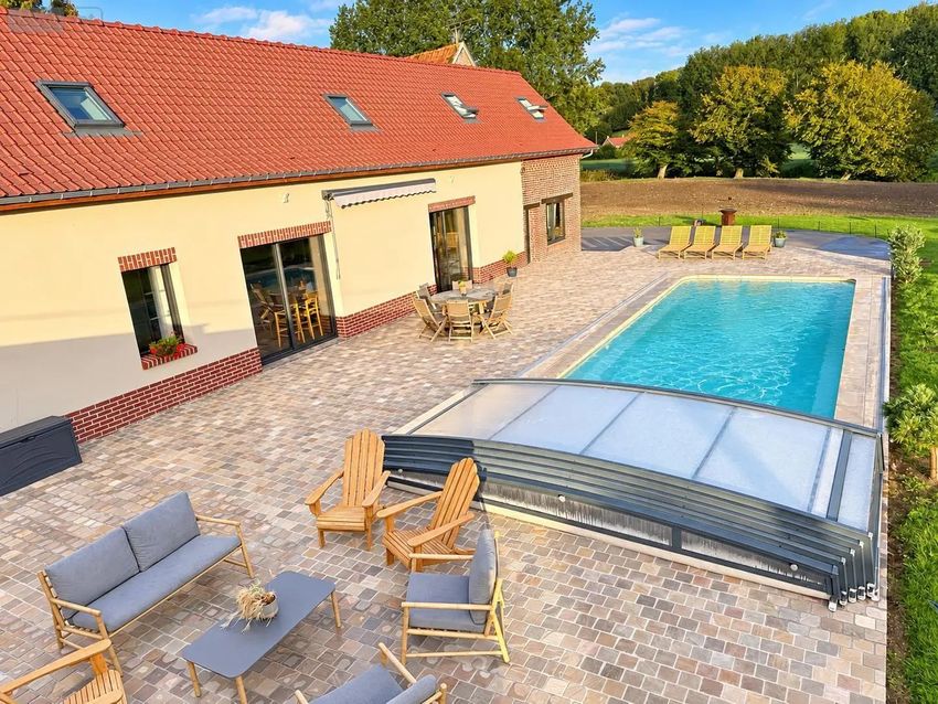 Image Piscine à  maison individuelle de Caumont