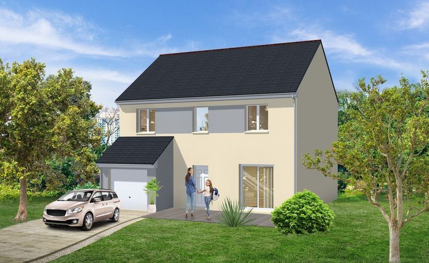 Image Façade à  maison individuelle de Kervignac