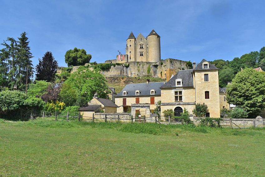 Image Façade à  manoir de Salignac-Eyvigues