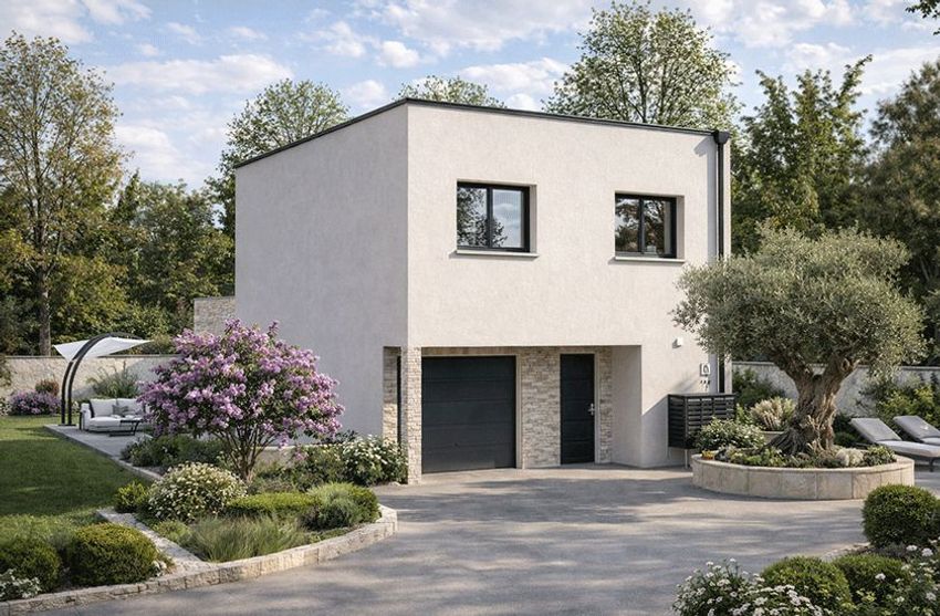 Image Façade à  maison individuelle de La Ville-du-Bois