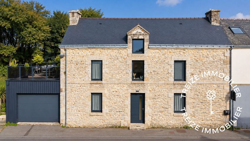 Image Façade à  maison individuelle de Bignan