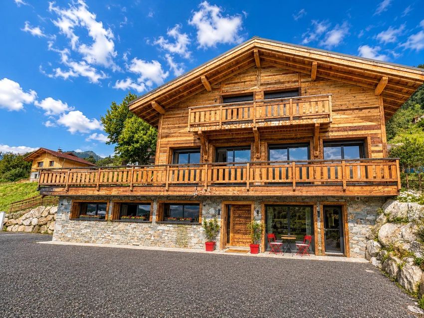 Image Façade à  chalet de montagne de Sallanches