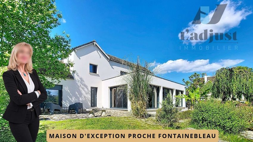 Image Façade à  maison individuelle de Moret-Loing-et-Orvanne
