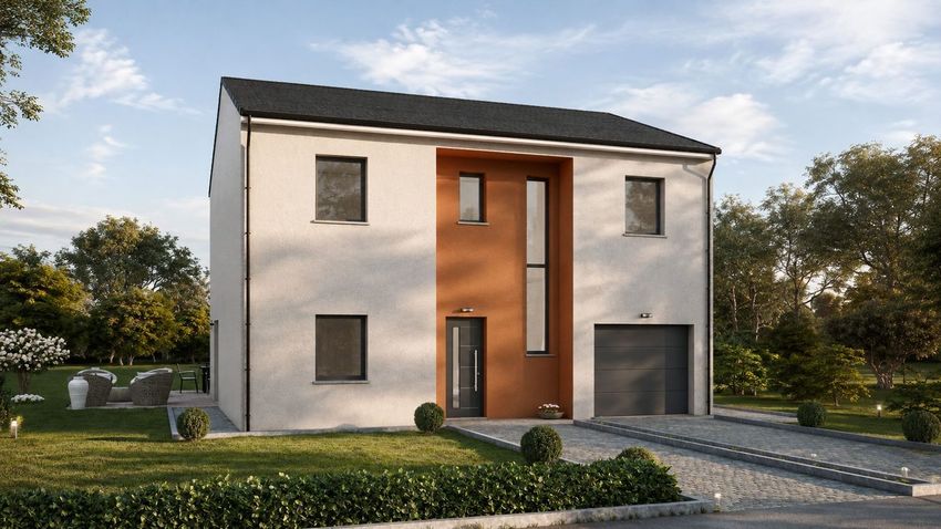 Image Façade à  maison individuelle de Outrepont