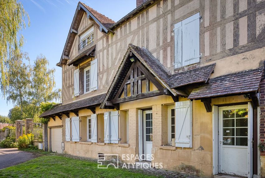 Image Façade à  maison mitoyenne de La Saussaye