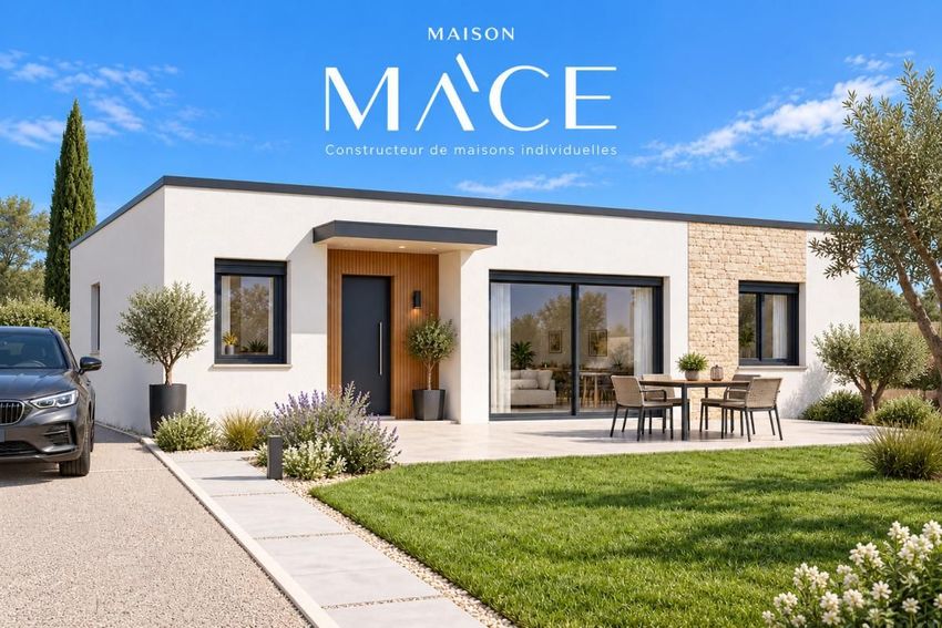 Image Façade à  maison individuelle de Cabrières