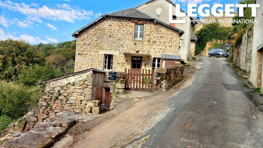 Image Façade à  maison de village de Treignac