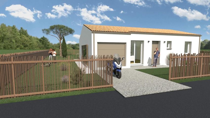 Image Façade à  maison individuelle de Médis
