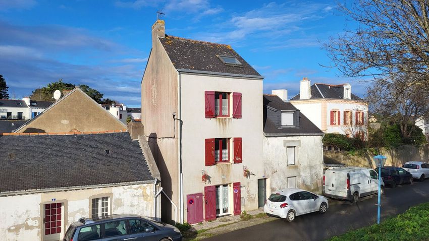 Image Façade à  maison mitoyenne de Le Palais